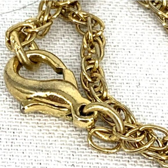 Xanadu Watch Rhinestone Egg Hidden Watch Pendant Necklace Gold 28" - Picture 7 of 8